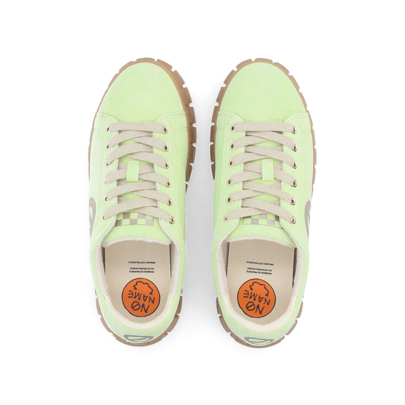 PLAY SNEAKER W - SUEDE/PRINT - GREEN/GOLD